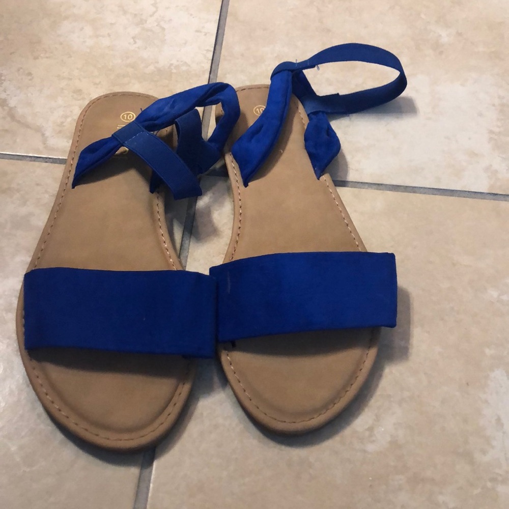 Blue Sandals